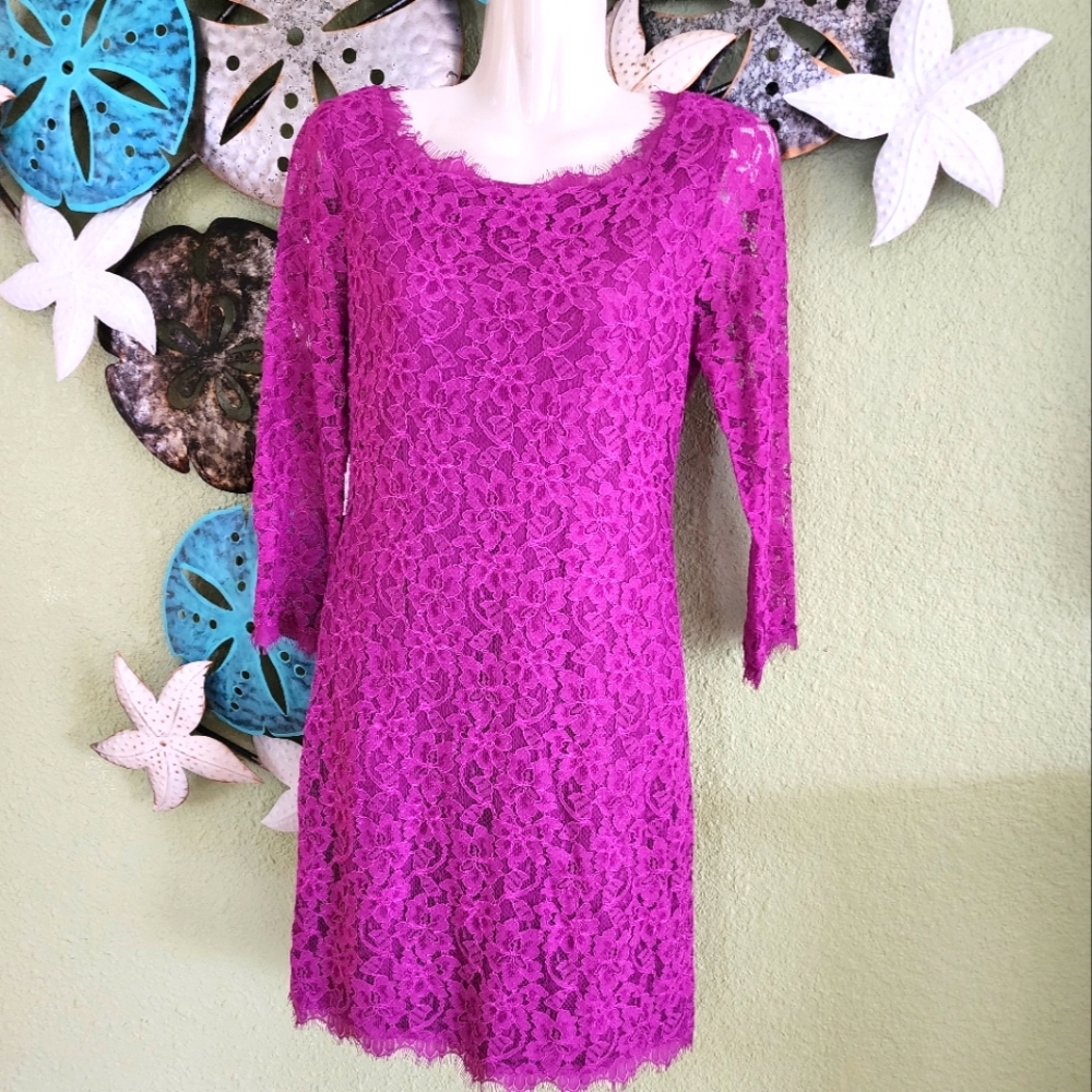 Diane von Furstenburg lace dress